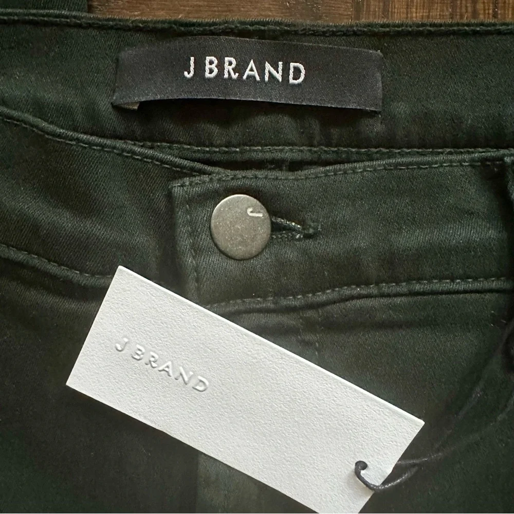 J BRAND JEANS MARIA HIGH-RISE SKINNY LEG STRETCH COTTON EVERGREEN NWT - SIZE 30 - Picture 5 of 9